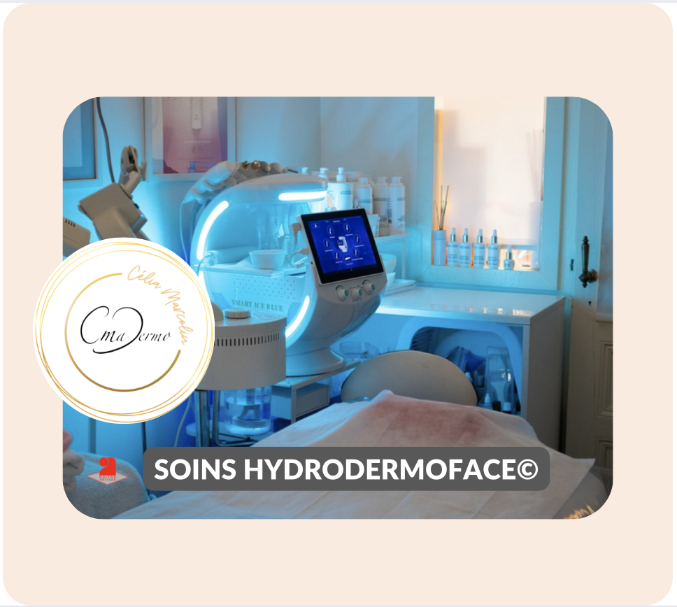 Hydrafacial soin du visage nettoyant en profondeur idéal aux peaux acnéiques et comédogene 